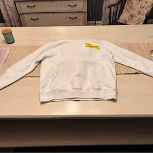 Off-White White Hoodie with Mint Label